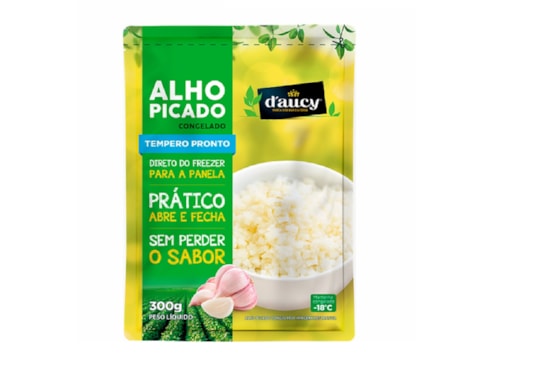 Alho Picado Congelado Daucy 300g