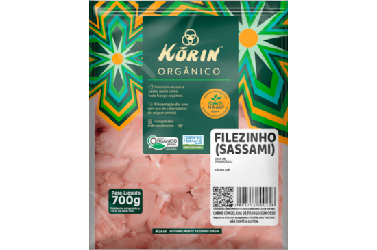 Filé Sassami Org Korin 700g