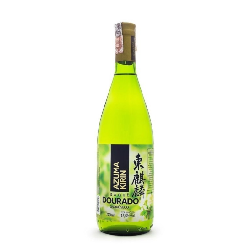 Saquê Azuma Dourado Sake Seco 740ml + Bolsa Personalizada